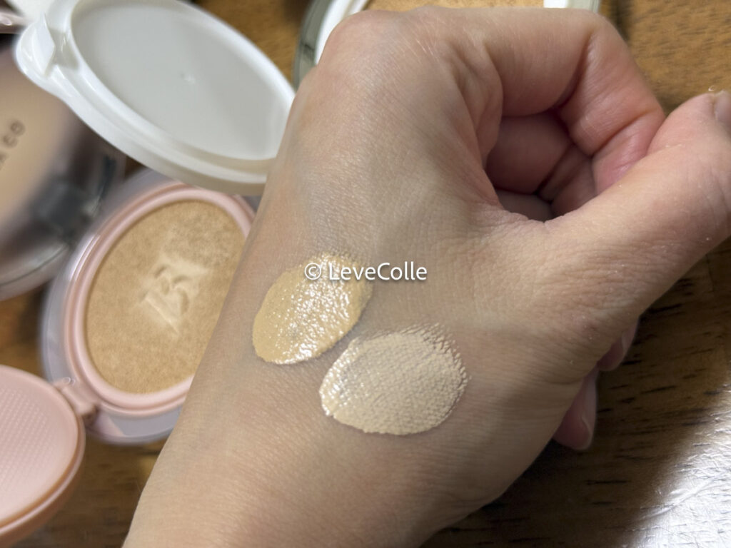 バニラコクッションファンデ色味レビュー