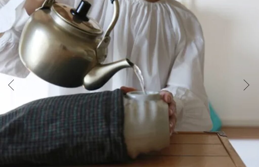 陶器の湯たんぽ